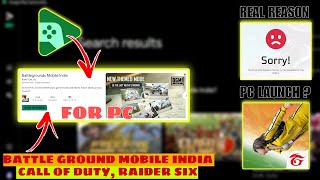 BGMI in Google Play Beta Pc  Free Fire India Launch  FF advance Server googleplaygamespc ffpc [upl. by Mccullough814]