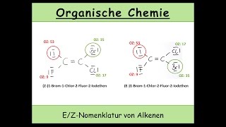 EZNomenklatur von Alkenen organische Chemie  cistransIsomerie 16 [upl. by Adriana]