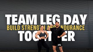 Leg Workout to Tone and get Stronger Legs TOGETHER [upl. by Bevus573]