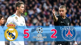 Real Madrid vs Paris Saint Germain 52 All Goals HD [upl. by Yatnod]