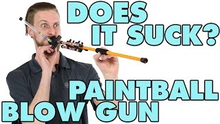 Does it suck  Paintball Blow Gun Ep 1 [upl. by Ladnyk75]