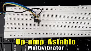 Astable Multivibrator Circuit Using Opamp [upl. by Nymsaj146]