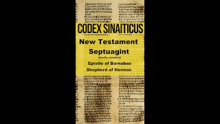 Codex Sinaiticus Bible Manuscript [upl. by Madelin]