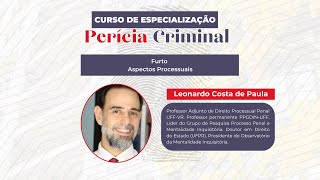 Curso de Perícia Criminal  Furto Aspectos Processuais [upl. by Noryt]