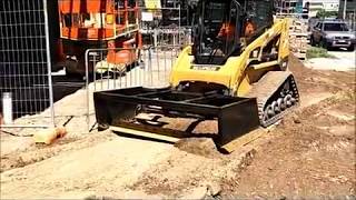 SKID STEER BOX GRADER [upl. by Otrevire38]