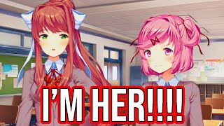 Natsuki is Monika  DDLC MOD  Switched Out FULL [upl. by Arihsaj]