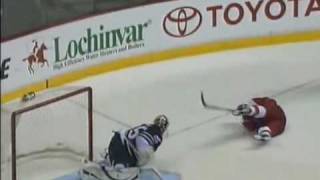 Patrick Eaves Shootout Fail vs Predators 3272010 [upl. by Freida996]