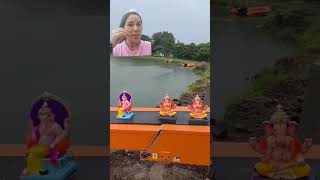 Ganpati visarjan kaise karenlatest viralmost popularGanesh visarjan vidhimotivationalshorts [upl. by Rozalin]