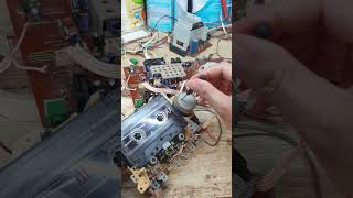 motor speed test on cassette deck cassette [upl. by Neelhsa410]