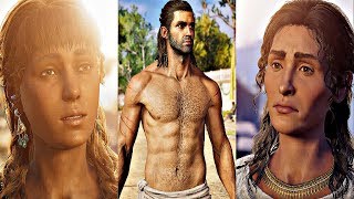 Assassins Creed Odyssey  All Romance Scenes All Alexios Romances [upl. by Danny432]