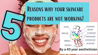 LYMPHATIC DRAINAGE THE KEY to aging gracefully 5 reasons why your skincare routine isn’t working [upl. by Pillihpnhoj626]