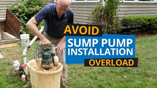 Avoid Sump Pump Installation Overload  Basement Waterproofing [upl. by Zack]