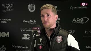 Arbroath 1  3 Dumbarton  Colin Hamilton  Post Match Interview [upl. by Ketchum]