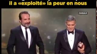 George Clooney Blasts Donald Trump César Awards [upl. by Byran]