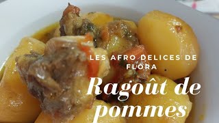 RAGOÛT DE POMME DE TERRE BLANC IDÉE DÎNER OU DÉJEUNER Shalou Cuisine [upl. by Ahsi686]