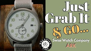 One Of The Best Budget Field Watches Around Swiss Watch Company ARK Review [upl. by Akemahs]