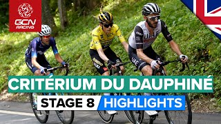 Fireworks Up Brutal Final Climb  Critérium Du Dauphiné 2023 Highlights  Stage 8 [upl. by O'Meara]