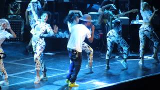 Pharrell Williams Get Lucky Madison Square Garden NYC 71414 [upl. by Parrisch]