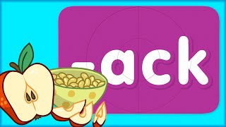 Learn to read words in the “ack” Word Family  Turn And Learn ABCs [upl. by Eelarac447]