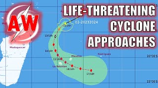 Mascarenes Brace for LifeThreatening Storm  Mauritius amp Reunion to Face Strong Cyclone [upl. by Hamitaf]