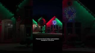 Govee Permanent Outdoor Holiday Light Installation fy fypシ゚viral goveelights michigan [upl. by Akiemaj615]