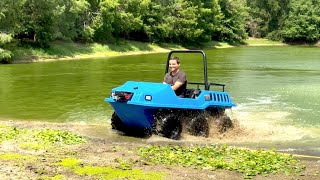 2024 MAX 2 6x6 Amphibious ATV Splashing in the Water [upl. by Attalie]