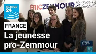 Génération Z  la jeunesse proZemmour sur tous les fronts • FRANCE 24 [upl. by Riccardo]