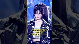 NingNings Viral Reaction to Male Idols Getting Too Close kpop shorts aespa [upl. by Gannon]