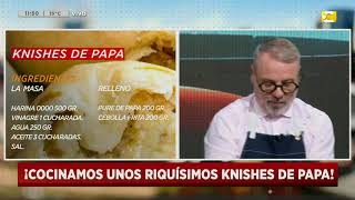 ¿Cómo hacer knishes de papa La receta de Claudio Guarnaccia en Hoy Nos Toca a las Diez [upl. by Korie]