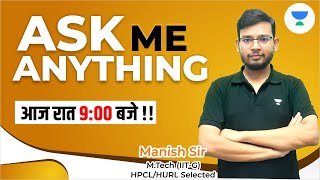 Ask me Anything ManishSir MR100  Manish Rajput [upl. by Selig]