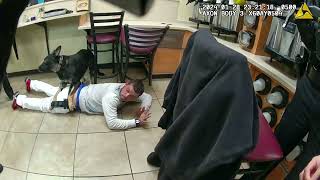 Warren PD tasers a guy and his dog at speedway [upl. by Adnov]