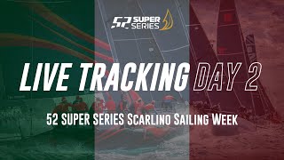 Day 2 LIVE TRACKING  52 SUPER SERIES Scarlino Sailing Week [upl. by Ynaffat243]