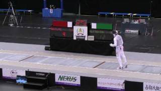 20090508 mf Tokyo semifinal BALDINI Andrea ITA 11 vs KLEIBRINK Benjamin GER 15 part 22 [upl. by Eirrej679]