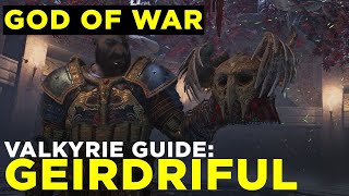 God of War Geirdriful the Valkyrie Boss Fight Guide [upl. by Kassity]