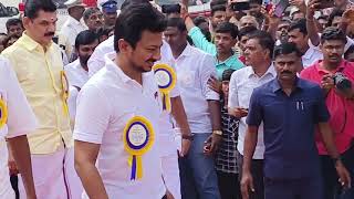 Udhayanidhi Stalin Tirunelveli junction Bus stand opening 🖤❤️udhayanidhistalin [upl. by Alf]