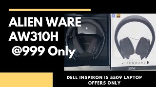 UNBOXING Best Budget Gaming Headphone can buy in 2021  Alienware 310H Review  DELL offers ₹999 [upl. by Hooper782]