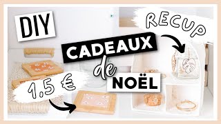 DIY CADEAUX DE NOËL RECUP À FABRIQUER PETIT BUDGET [upl. by Pasquale]