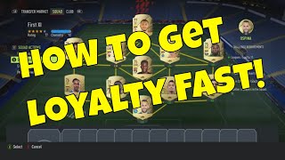 FUT 22 Fastest Way To Gain Loyalty [upl. by Mylan520]