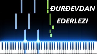 ĐURĐEVDAN  EDERLEZI piano cover tutorial klavir quotAMBASADOROVA KCIquot [upl. by Binah]