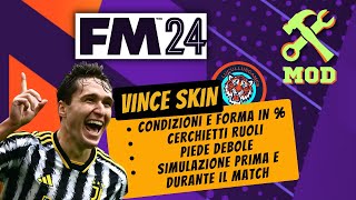 VINCE SKIN FM24 SI SUPERA RISULTATO ISTANTANEO PERCENTUALI CERCHIETTI E Football Manager 2024 [upl. by Ahsein]