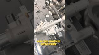 Chevy Cruz 18 thermostat housing removal [upl. by Vallonia436]