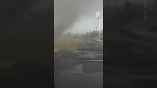 Tornado Rips Through High School in Arkansas [upl. by Debora92]