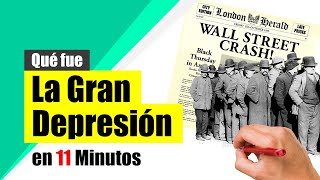 ¿Qué fue la GRAN DEPRESIÓN de 1929  Resumen  Contexto causas y consecuencias [upl. by Otilesoj]