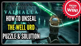 Assassins Creed Valhalla How to Unseal the Well of Urd in Asgard Puzzle and Solution WellTraveled [upl. by Essyla]