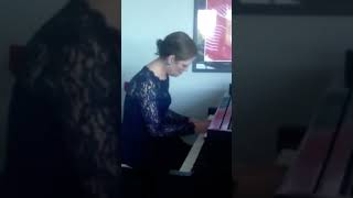 Part 3 of Kreislers Liebesleid Loves Sorrow arr by Rachmaninoff  Piano with Rebecca Bogart [upl. by Nnylhsa]