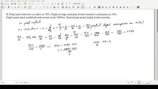 Problema cu procente  EN2025 [upl. by Valeta]