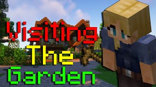 Visting Garden for first time in hypixel skyblock server  Episode2 [upl. by Soalokin]