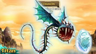 Whispering Death Max Level 150 Titan Mode  Dragons Rise of Berk [upl. by Eisus]