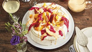 Nigella’s Peach Melba Pavlova  Ocado [upl. by Yevi182]