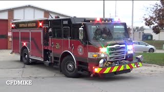 Brand New Hoffman Estates Fire Department Engine 21 Responding [upl. by Yatnohs]